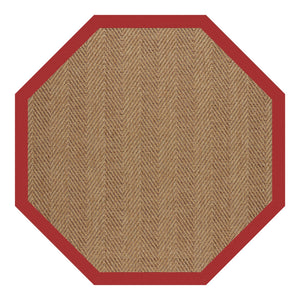 Capel Rugs Islamorada-herringbone Canvas Area Rug – Stylish, Durable, And Easy To Clean For Your Coastal Escape Canvas Jockey Red 100% Olefin Base W,Border 2091gs0709527