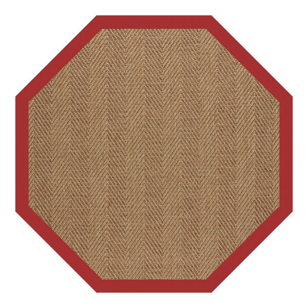 Capel Rugs Islamorada-herringbone Canvas Area Rug – Stylish, Durable, And Easy To Clean For Your Coastal Escape Canvas Jockey Red 100% Olefin Base W,Border 2091gs0709527