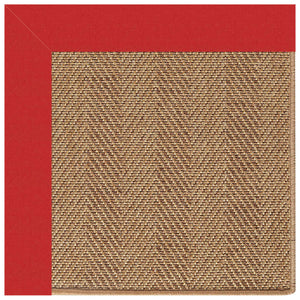 Capel Rugs Islamorada-herringbone Canvas Area Rug – Stylish, Durable, And Easy To Clean For Your Coastal Escape Canvas Jockey Red 100% Olefin Base W,Border 2091rs07091000527