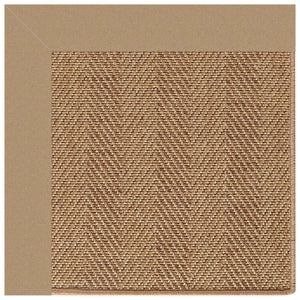 Capel Rugs Islamorada-herringbone Canvas Area Rug – Stylish, Durable, And Easy To Clean For Your Coastal Escape Canvas Camel 100% Olefin Base W,Border 2091gs0709727