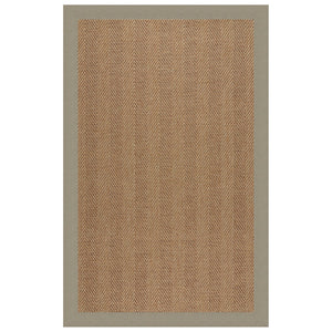 Capel Rugs Islamorada-herringbone Canvas Area Rug – Stylish, Durable, And Easy To Clean For Your Coastal Escape Canvas Taupe 100% Olefin Base W,Border 2091rs03000500737