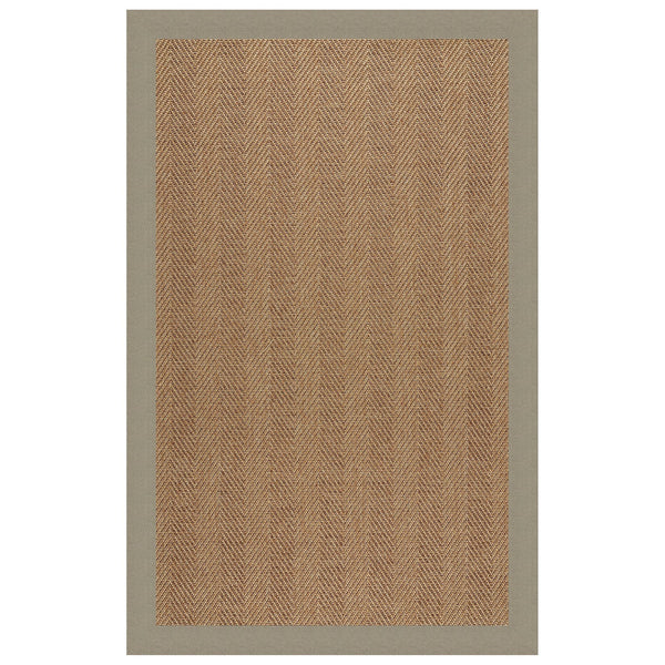 Capel Rugs Islamorada-herringbone Canvas Area Rug – Stylish, Durable, And Easy To Clean For Your Coastal Escape Canvas Taupe 100% Olefin Base W,Border 2091rs07091000737