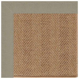 Capel Rugs Islamorada-herringbone Canvas Area Rug – Stylish, Durable, And Easy To Clean For Your Coastal Escape Canvas Taupe 100% Olefin Base W,Border 2091rs07091000737