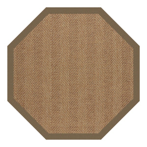 Capel Rugs Islamorada-herringbone Canvas Area Rug – Stylish, Durable, And Easy To Clean For Your Coastal Escape Canvas Cocoa 100% Olefin Base W,Border 2091gs0709747