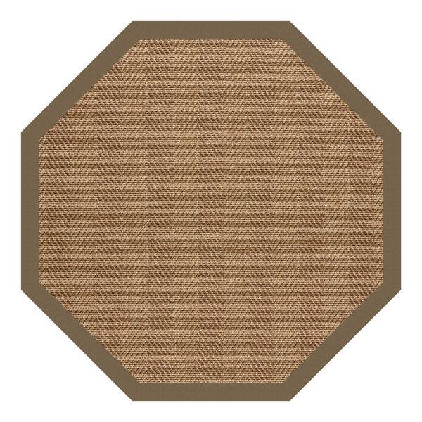 Capel Rugs Islamorada-herringbone Canvas Area Rug – Stylish, Durable, And Easy To Clean For Your Coastal Escape Canvas Cocoa 100% Olefin Base W,Border 2091gs0800747