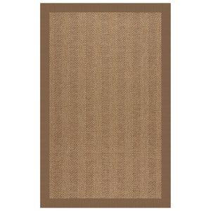 Capel Rugs Islamorada-herringbone Canvas Area Rug – Stylish, Durable, And Easy To Clean For Your Coastal Escape Canvas Cocoa 100% Olefin Base W,Border 2091ns02061200747