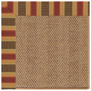 Capel Rugs Islamorada-herringbone Canvas Area Rug – Stylish, Durable, And Easy To Clean For Your Coastal Escape Dimone Sequoia 100% Olefin Base W,Border 2091gs0709848