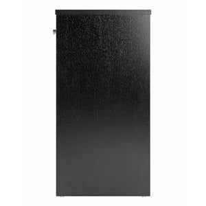 Winsome Wood Squamish 1-drawer Nightstand - Elegant Black Accent Table For Bedroom Storage & Organization Black Composite Wood 20914-winsome-wood