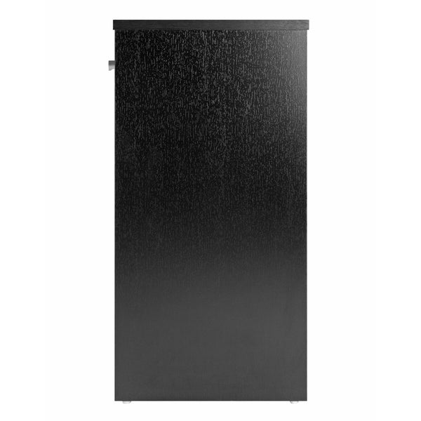 Winsome Wood Squamish 1-drawer Nightstand - Elegant Black Accent Table For Bedroom Storage & Organization Black Composite Wood 20914-winsome-wood