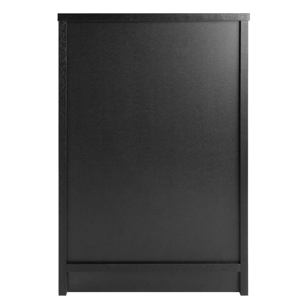 Winsome Wood Squamish 1-drawer Nightstand - Elegant Black Accent Table For Bedroom Storage & Organization Black Composite Wood 20914-winsome-wood