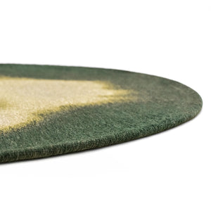 Louis de Poortere Meditation Collection Aquarelle Watercolor Area Rug Artful Organic Accent for Living Rooms Leaf 7'9 x 11'2 120029