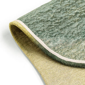 Louis de Poortere Meditation Collection Aquarelle Watercolor Area Rug Artful Organic Accent for Living Rooms Leaf 7'9 x 11'2 120029