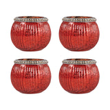 Sterlyn 2.75-inch Votive - Set of 2 Antique Red Artifact