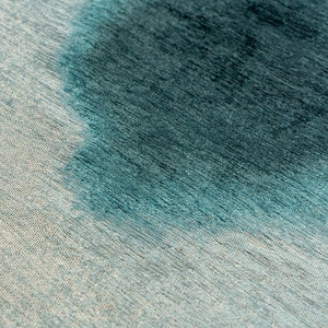 Louis de Poortere Meditation Collection Aquarelle Watercolor Area Rug Artful Organic Accent for Living Rooms Storms 7'9 x 11'2 120031