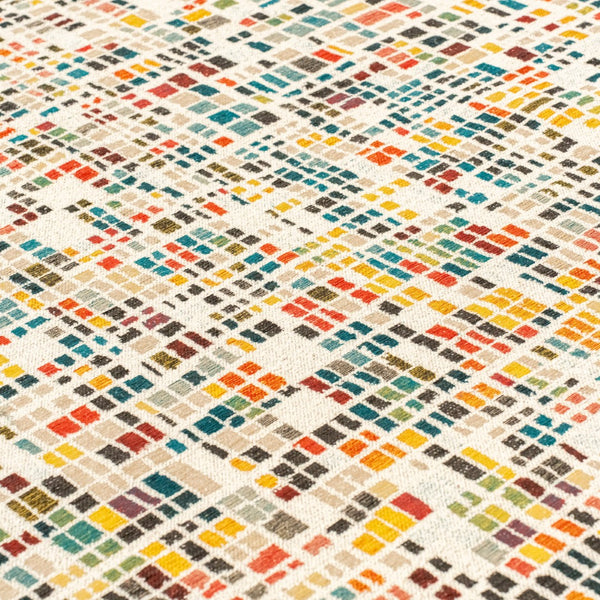 Louis de Poortere Gallery Collection Cubik Abstract Grid Area Rug for Modern Living Rooms and Office Spaces United 5'7 x 7'10 119880