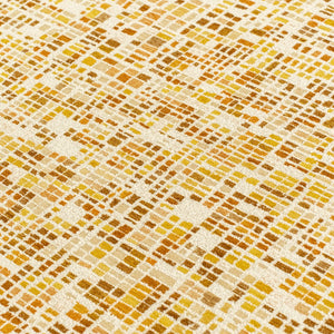 Louis de Poortere Gallery Collection Cubik Abstract Grid Area Rug for Modern Living Rooms and Office Spaces Noon 4'7 x 6'7 119888
