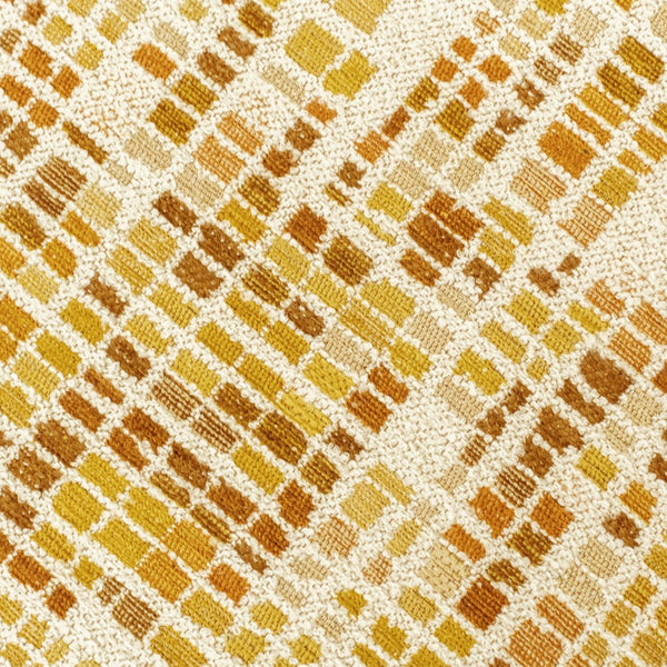Louis de Poortere Gallery Collection Cubik Abstract Grid Area Rug for Modern Living Rooms and Office Spaces Noon 4'7 x 6'7 119888