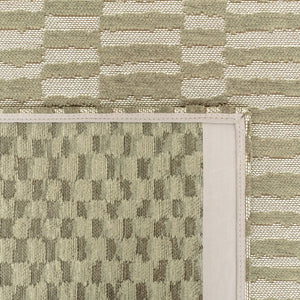 Louis de Poortere Structures Berber Inspired Area Rug Handwoven Geometric Pattern for Modern Living Spaces Caravan 7'10 x 7'10 119836