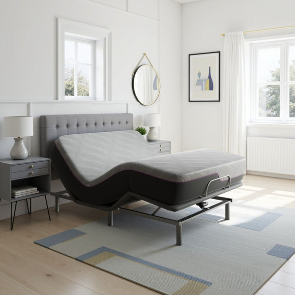 English Elm Queen Adjustable Bed Base with Voice Control Zero Gravity and Whisper Quiet Motor B210P286891