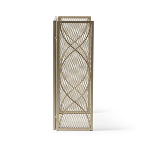 English Elm Christopher Knight Home® - FIRE Gold Iron Fireplace Screen 32.5x24.75 Inch Decorative Heat-Resistant Protective Cover, Elegant 65182.00GLD