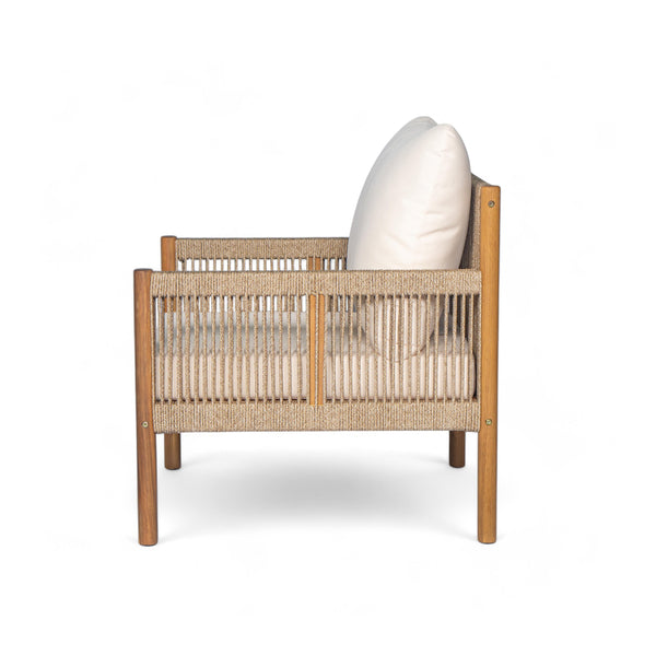 English Elm Christopher Knight Home® - [Set Of 2] Modern Outdoor Woven Lounge Chairs With Solid Wood Frame & Weather-Resistant Cushions N767P255038T_2