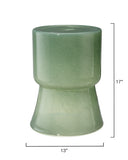 Jamie Young Co. Huntington Garden Glass Stool, Green Green Soda Lime Glass 20hunt-stgn