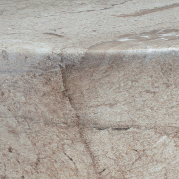 St. Germain Handcrafted Concrete Drinks Table with Travertine Marble Finish Indoor Outdoor