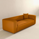 English Elm Ashcroft Furniture - Marshall Modern Dark Yellow Boucle Sofa