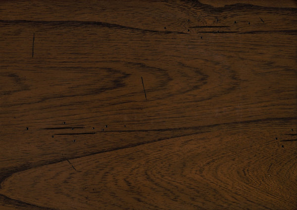 English Elm Dark Brown Schleiger Counter Height Chairs Set of 2 – Upholstered Wooden Seats, Burnished Industrial Storage Design B011P191860