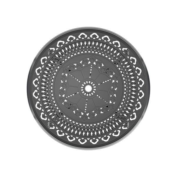 English Elm 5-Piece Cast Aluminum Patio Furniture Set With Brown Cushions For Stylish Outdoor Dining & Relaxation W1710S00056