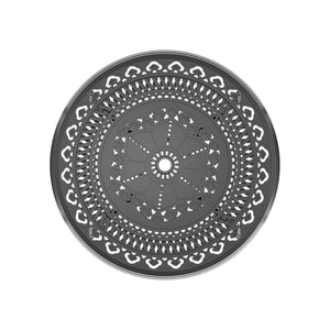 English Elm 3-Piece All-Weather Cast Aluminum Dining Set With Swivel Chairs & Round Table For Cozy Outdoor Spaces P2 W1710S00297-GIGA