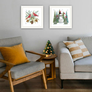 English Elm Trendy Decor 4u Folk Holiday Two Piece Framed Wall Art Set for Festive Home B067P256635