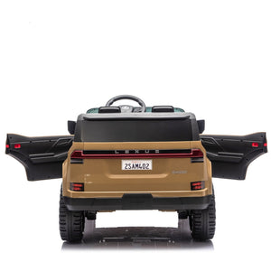 English Elm Lexus Gx550 Two Seat Kids Ride on with 24v Power Remote Control and Suspension Champagne W1578P416234