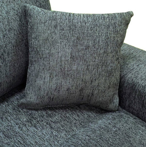 English Elm Sectional with Ottomans Low Profile Modern Minimalist Sofa for Open Living Rooms Blue Gray B2748S00089