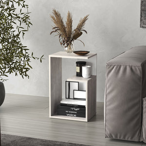 English Elm Everet Multi-Functional 3-Tier Coffee Table/End Table, Compact Convertible Design for Small Spaces B070P363811