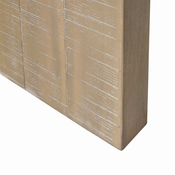 JLA Home INK+IVY - Counter-Height Acacia Console Table with Wire-Brushed Finish, Decorative Hardware, Slim Versatile Design Natural II120-0575