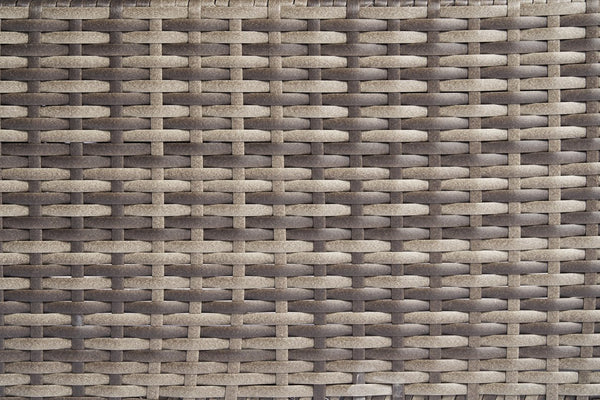 English Elm Outdoor Modular Wicker Sectional Patio Sofa Set for 2 Durable PE Rattan Steel Frame Comfortable Seating Light Gray W874S00074