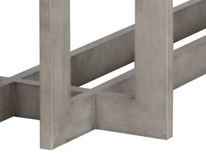 Sunpan DISERA Dining Table in Ash Grey - 96" Solid Oak Elegance with Unique Character for Stylish Dining 110546