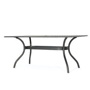 English Elm Christopher Knight Home® - AUSTIN 68" Rectangle Table - Cast Aluminum Copper Patio Dining Table with Weave Top & Flared Legs for Outdoor Entertaining 60097.00SCOP
