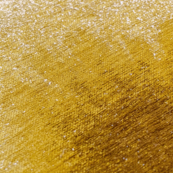 Louis de Poortere Meditation Collection Drop Low Pile Area Rug with Bold Artistic Motif for Modern Interiors Gold Moss 7'10 x 11'2 120177