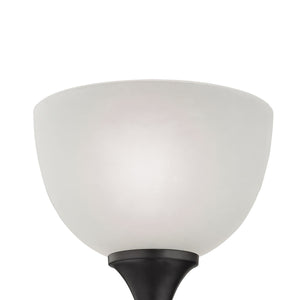 Thomas Lighting Bristol Lane Transitional Wall Sconce with Dome Glass Shade for Bathroom or Hallway Brown 2101WS/10