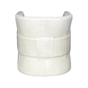 Olivia + Quinn Wynn Swivel Chair: Luxurious Leather Comfort With Elegant Detailing For Stylish Living Spaces Kudos Khaki Leather,Foam,Wood 2102_Kds1002