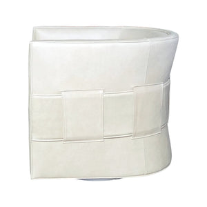 Olivia + Quinn Wynn Swivel Chair: Luxurious Leather Comfort With Elegant Detailing For Stylish Living Spaces Kudos Khaki Leather,Foam,Wood 2102_Kds1002