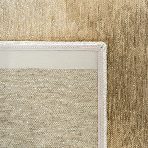 Louis de Poortere Meditation Collection Drop Low Pile Area Rug with Bold Artistic Motif for Modern Interiors Fawn 9'2 x 12'10 120211