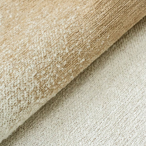 Louis de Poortere Meditation Collection Drop Low Pile Area Rug with Bold Artistic Motif for Modern Interiors Fawn 9'2 x 12'10 120211