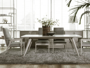 Lexington Artistica Home Arturo Arm Chair - Contemporary Design With Unique Caning And Luxurious Frost Gray Upholstery Finish Light Gray Wood 2105-881-01