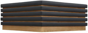 Rory Black Vegan Leather Coffee Table 210Black-CT Meridian Furniture