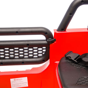 English Elm 24v Two Seater Kids Ride on Truck with Parental Remote and Four Wheel Suspension W1578P375445