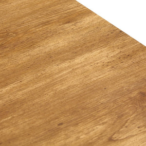 English Elm Table 67"X36" Modern 5-Piece Dining Set With Brown Fabric Chairs For Kitchen & Dining Room Use W1151S01955-GIGA