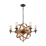 Kingston 27'' Wide 6-Light Chandelier - Oil Rubbed Bronze 21136/6 Elk Lighting